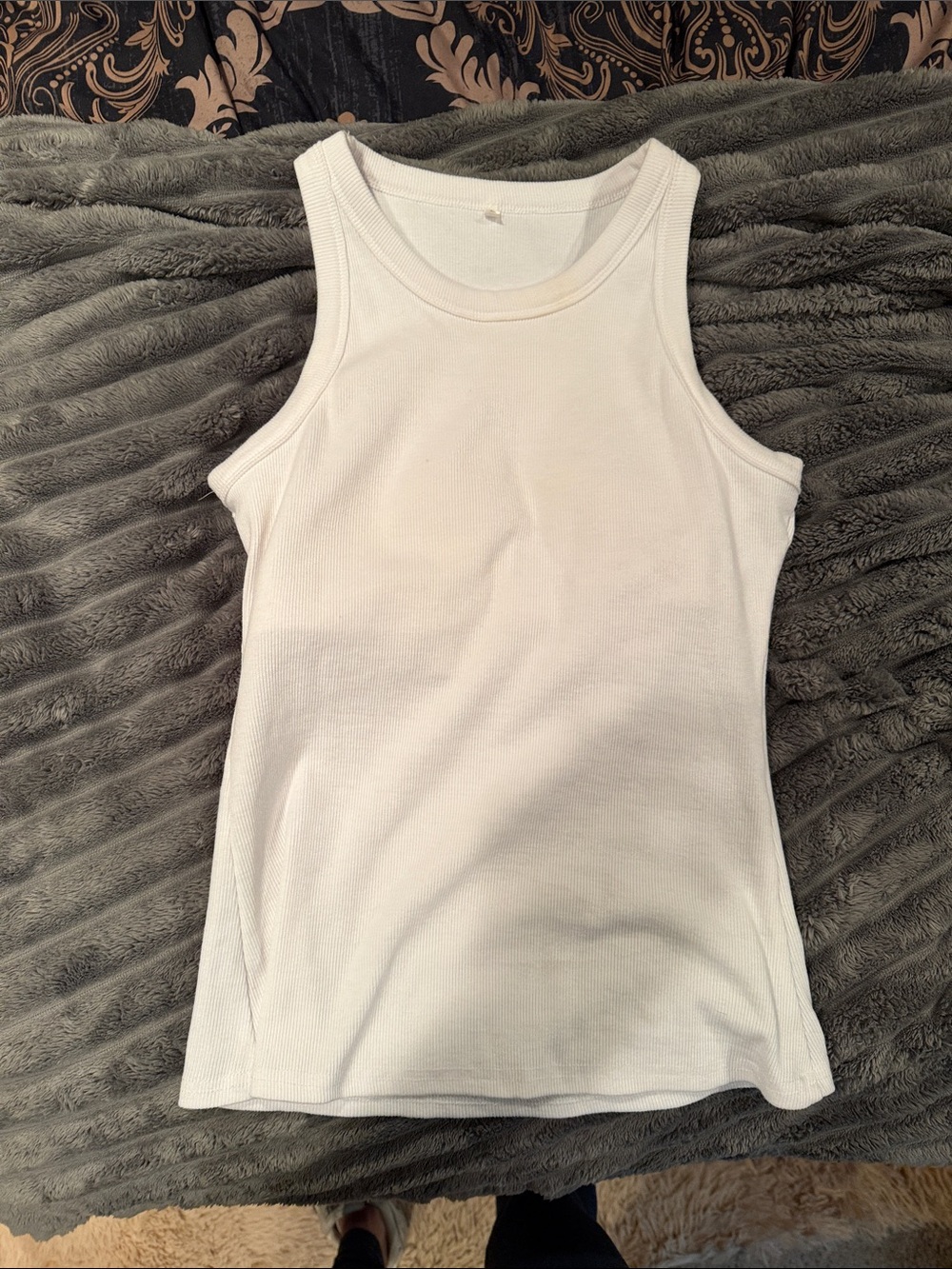 Women’s White Ribbed Tank Top - Classic Everyday Staple